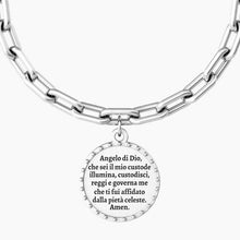 Load image into Gallery viewer, Kidult 731948 women&#39;s steel bracelet with &quot;comfort fit&quot; round pendant
