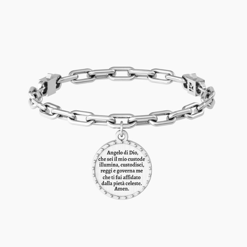 Pulsera de mujer Kidult 731948 de acero con colgante redondo 