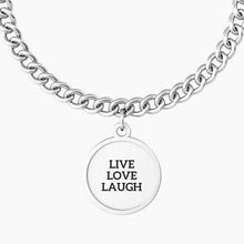 Load image into Gallery viewer, Kidult 731950 women&#39;s steel bracelet with &quot;comfort fit&quot; round pendant
