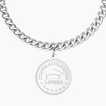 Carica l&#39;immagine nel visualizzatore di Gallery, Bracciale da donna in acciaio ciondolo tondo &quot;comfort fit&quot; Kidult 731956
