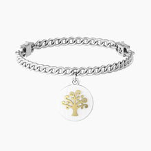 Carica l&#39;immagine nel visualizzatore di Gallery, Bracciale da donna in acciaio ciondolo tondo &quot;comfort fit&quot; Kidult 731959

