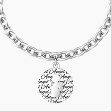 Load image into Gallery viewer, Kidult 731972 women&#39;s steel bracelet with &quot;comfort fit&quot; round pendant
