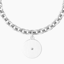 Load image into Gallery viewer, Kidult 731972 women&#39;s steel bracelet with &quot;comfort fit&quot; round pendant
