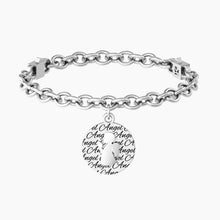 Load image into Gallery viewer, Kidult 731972 women&#39;s steel bracelet with &quot;comfort fit&quot; round pendant
