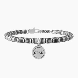 Pulsera de acero para hombre con colgante redondo Grad Kidult 731981