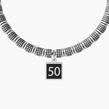 Carica l&#39;immagine nel visualizzatore di Gallery, Bracciale da uomo in acciaio con ciondolo 50 Kidult 731982
