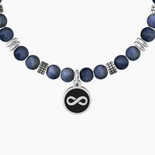 Cargar imagen en el visor de la galería, Pulsera para hombre de acero con esferas colgantes redondas Infinito Kidult 731986
