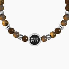 Cargar imagen en el visor de la galería, Pulsera de hombre de acero con esferas Super Dad Kidult 731997
