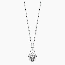 Carica l&#39;immagine nel visualizzatore di Gallery, Collana da donna in acciaio con ciondolo mano di fatima Kidult 751008
