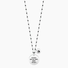 Carica l&#39;immagine nel visualizzatore di Gallery, Collana da donna in acciaio con ciondolo tondo Un muso... Kidult 751027
