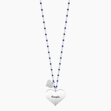 Carica l&#39;immagine nel visualizzatore di Gallery, Collana da donna in acciaio con ciondolo cuore Dove la vita... Kidult 751041
