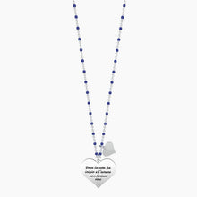 Carica l&#39;immagine nel visualizzatore di Gallery, Collana da donna in acciaio con ciondolo cuore Dove la vita... Kidult 751041
