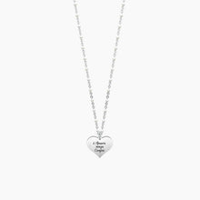 Load image into Gallery viewer, Women&#39;s necklace in steel with heart pendant Nonna Kidult 751075
