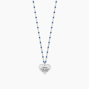 Collana da donna in acciaio con ciondolo cuore New mother Kidult 751080