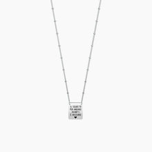 Carica l&#39;immagine nel visualizzatore di Gallery, Collana da donna in acciaio con ciondolo Il segreto per... Kidult 751103
