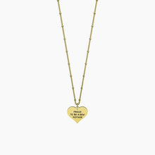 Carica l&#39;immagine nel visualizzatore di Gallery, Collana da donna in acciaio con ciondolo cuore New mother Kidult 751108
