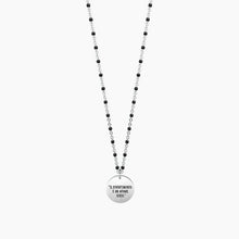 Carica l&#39;immagine nel visualizzatore di Gallery, Collana da donna in acciaio con ciondolo tondo Il divertimento è... Kidult 751146
