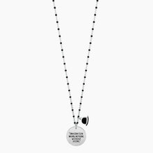 Load image into Gallery viewer, Women&#39;s steel necklace with round pendant Imagination means nothing... Kidult 751147
