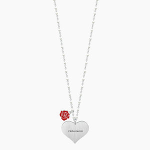 Collana da donna in acciaio con ciondolo cuore Scegli una persona... Kidult 751152