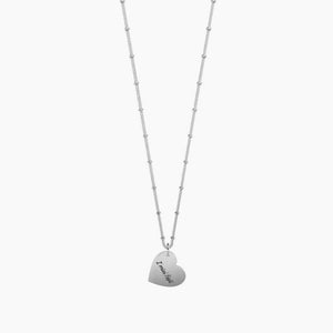 Collana da donna in acciaio con ciondolo cuore Figli Kidult 751171