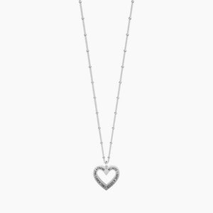 Collana da donna in acciaio con ciondolo cuore Sister Kidult 751173
