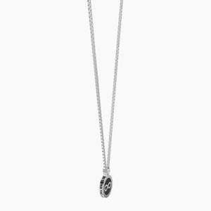 Steel men's necklace with round Infinity pendant Kidult 751190