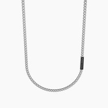 Load image into Gallery viewer, Kidult 751193 men&#39;s steel necklace with rectangular resilience plate
