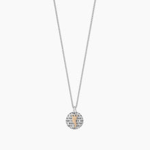 Load image into Gallery viewer, Kidult 751225 women&#39;s steel necklace with round croissant pendant
