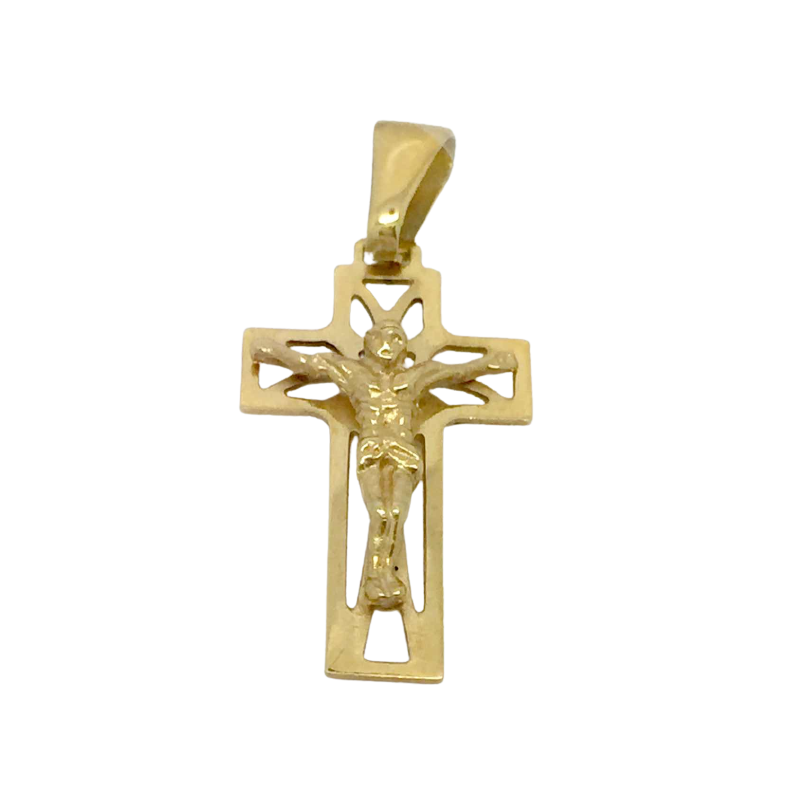 Cross Pendant in 18 kt 7587 Gold