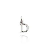 Charm in Argento 925 Lettera Logo 