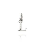Charm in Argento 925 Lettera Logo 