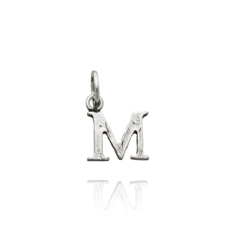 Charm in Argento 925 Lettera Logo 