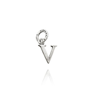 Charm en Plata 925 Letra Logo "V" Giovanni Raspini 07819