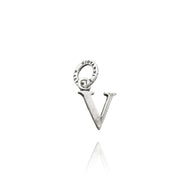 Charm in Argento 925 Lettera Logo 