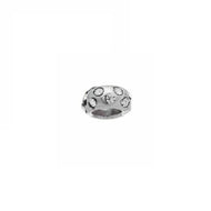 Charm espaciador en plata 925 con cristal y barril Giovanni Raspini 09204