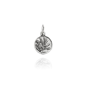 Charm in Argento 925 Moneta 2 lire Giovanni Raspini 09455