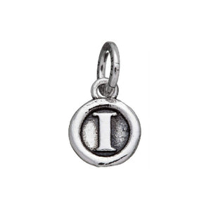 Charm en Plata 925 Letra "I" Botón Giovanni Raspini 09601