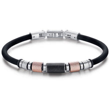 Cargar imagen en el visor de la galería, Pulsera hombre Luca Barra Casual acero BA1193
