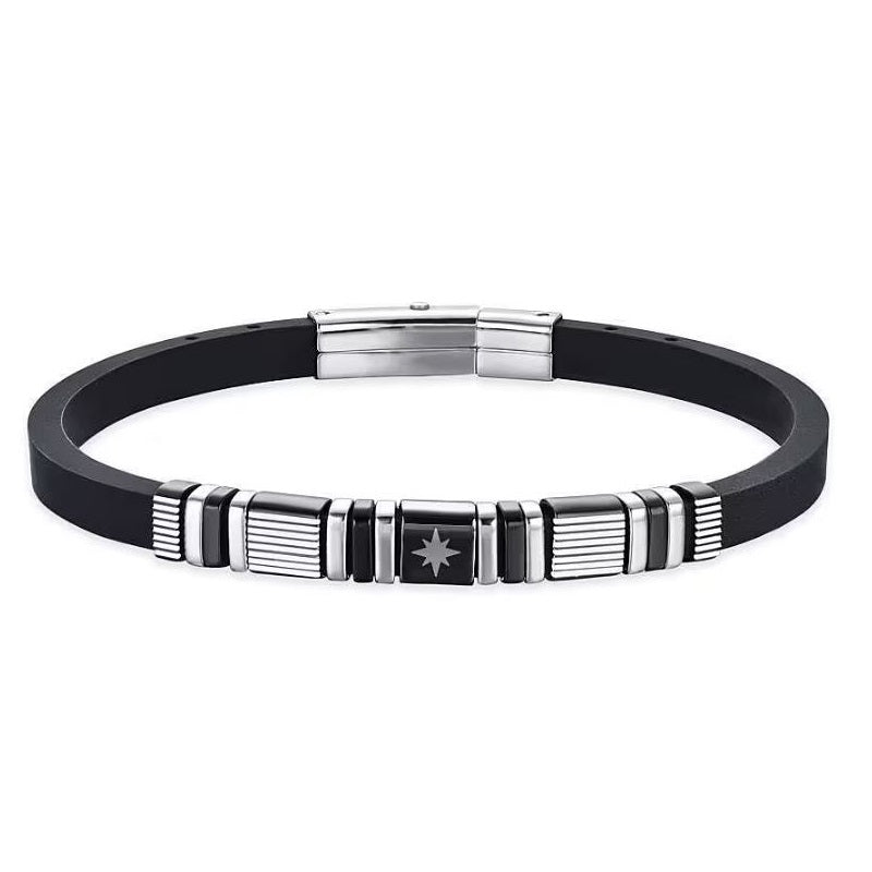 Pulsera de hombre Luca Barra con Rosa Dei Venti BA1489