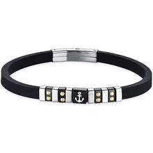 Cargar imagen en el visor de la galería, Pulsera de hombre Luca Barra con ancla BA1490
