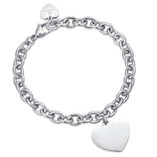 Load image into Gallery viewer, Luca Barra women&#39;s bracelet with heart for engravings BK2049
