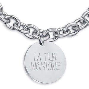 Luca Barra women's bracelet With engraving plate BK2077