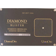 Carica l&#39;immagine nel visualizzatore di Gallery, Diamanti In Blister Da Investimento DonnaOro BLISTER13.003
