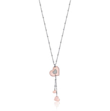 Load image into Gallery viewer, Luca Barra Heart Necklace for women in steel CK1448
