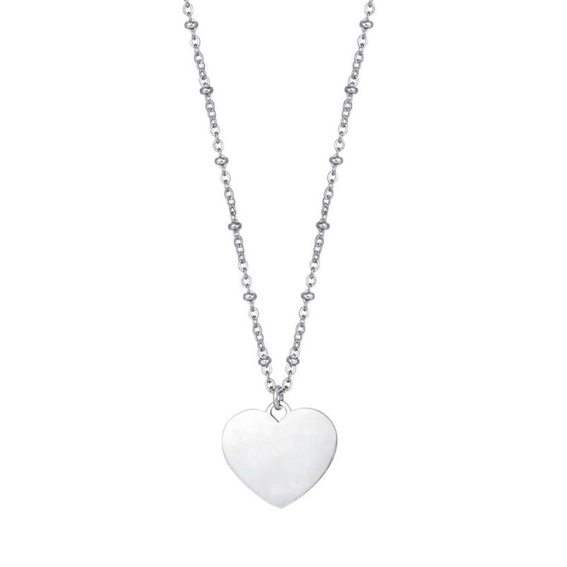 Luca Barra women's necklace with heart for engravings CK1540