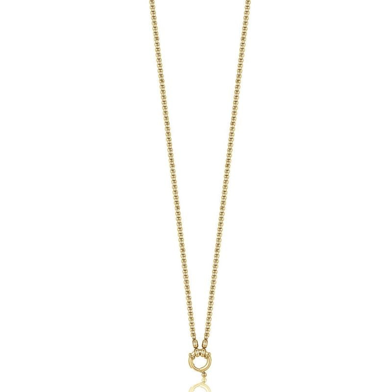 Luca Barra women's necklace in golden steel CK1602