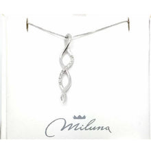 Load image into Gallery viewer, Miluna Women's Necklace In White Gold and Diamonds CLD2674
