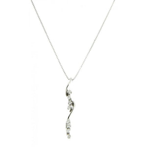 Miluna Women's Necklace In White Gold Yukiko CLD3006