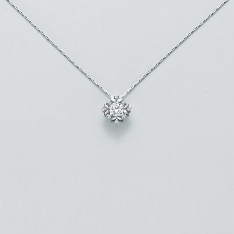 Collar de mujer Miluna en oro blanco y diamantes CLD3691_019
