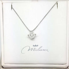 Carica l&#39;immagine nel visualizzatore di Gallery, Collana Da Donna Miluna In Oro Bianco punto luce con Diamanti CLD4106
